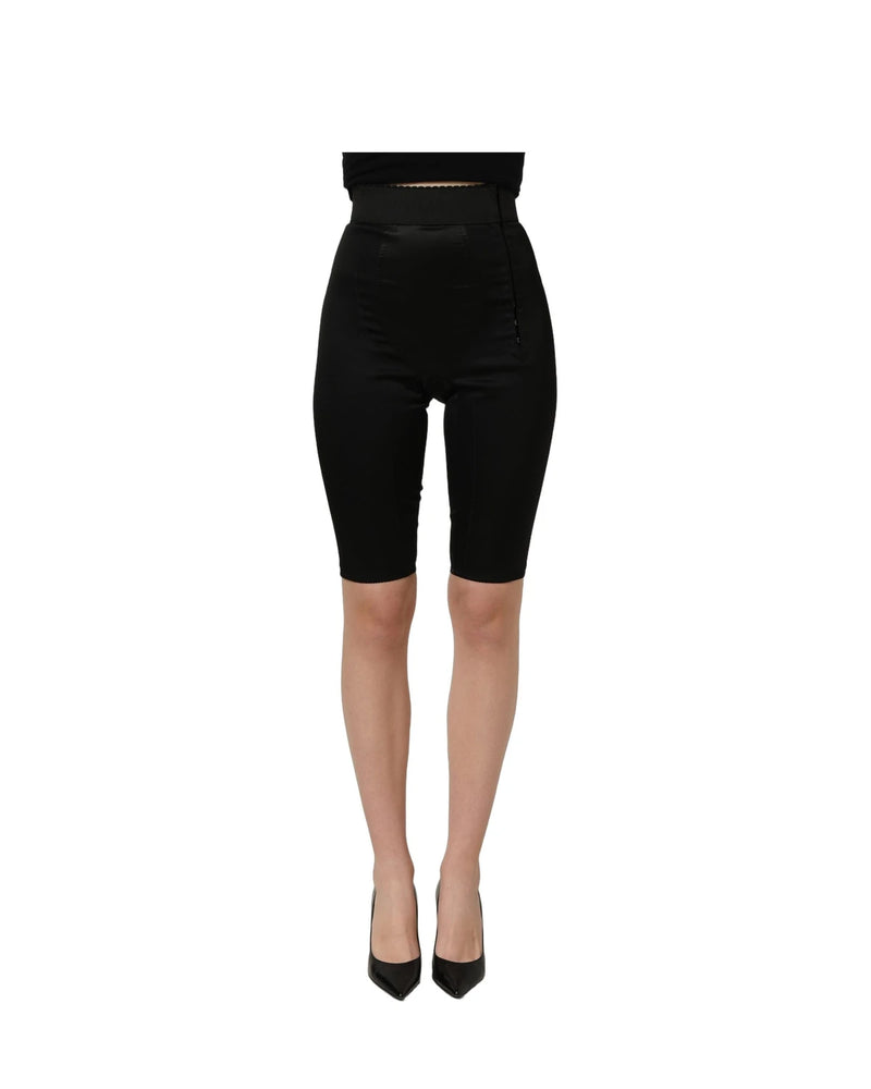 Dolce & Gabbana Legging Short in black, Nylon — view 3