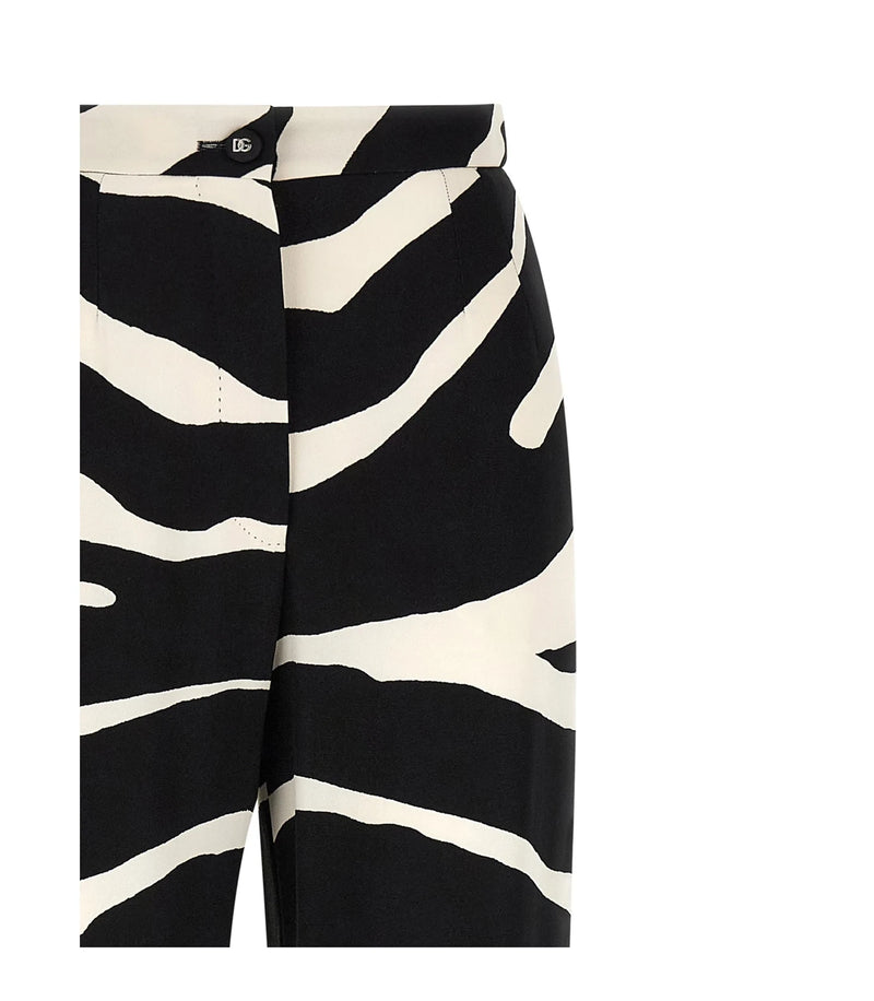 Dolce & Gabbana Palazzo Pant in multicolor, Viscose — view 3