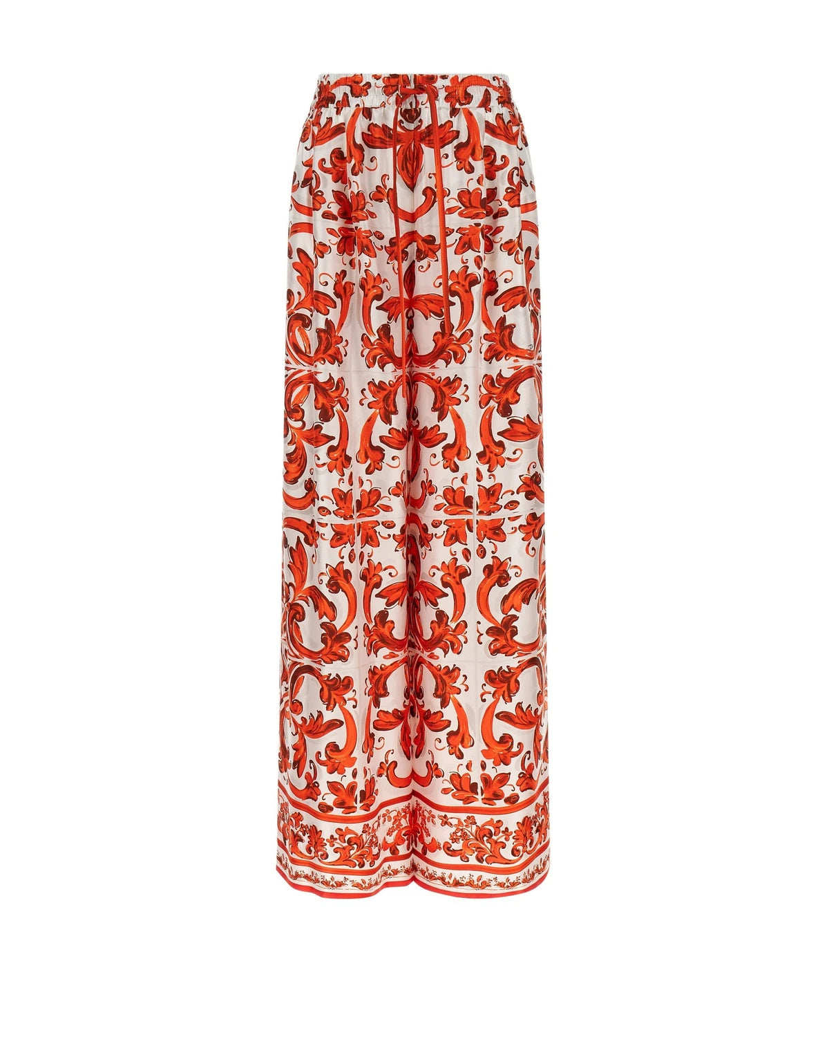 Dolce & Gabbana Palazzo Pant in orange, Silk
