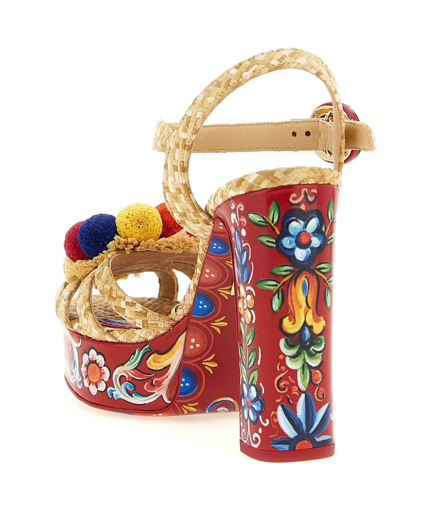 Dolce & Gabbana Multicolor Stiletto Sandals 