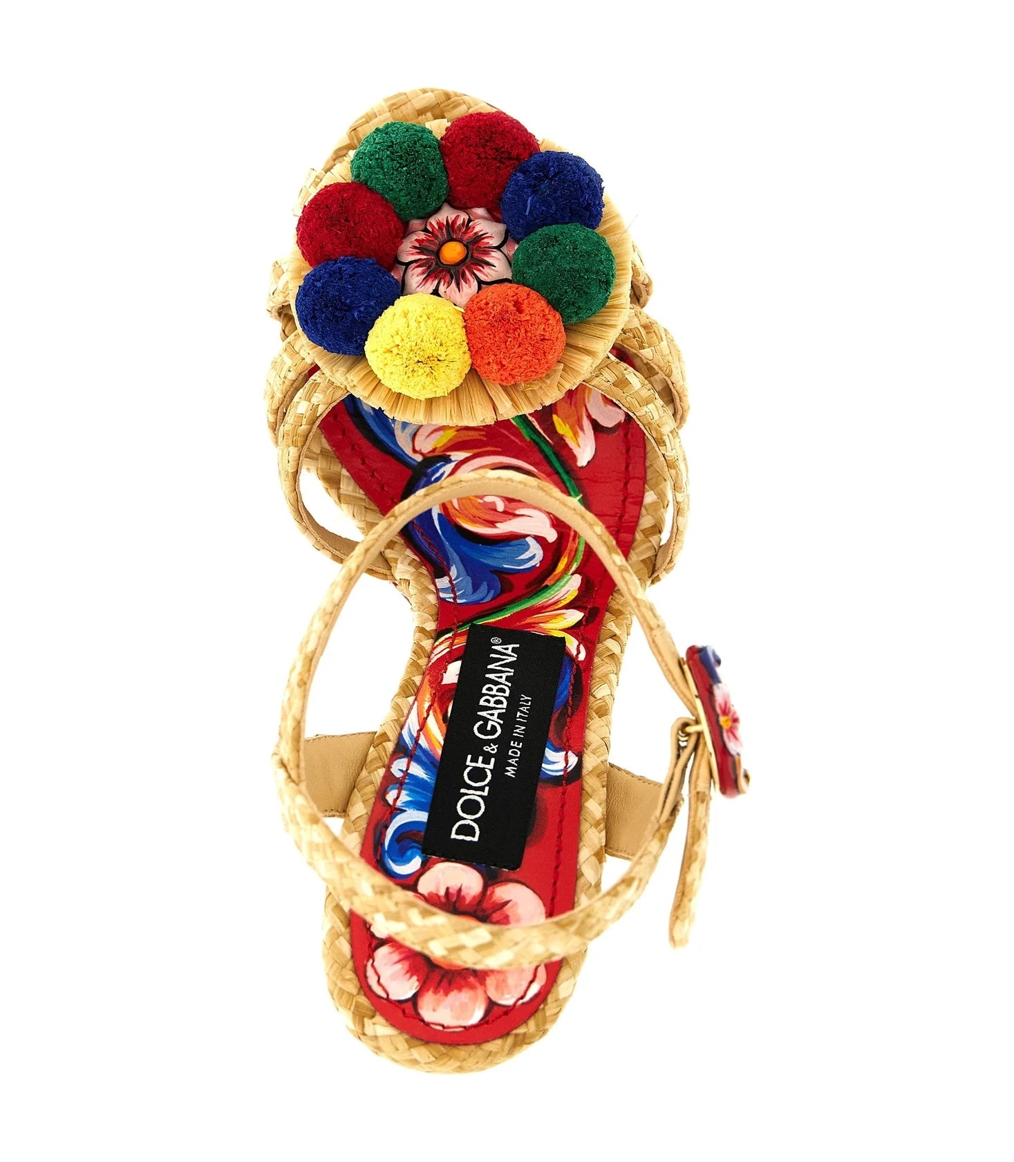 Dolce & Gabbana Multicolor Stiletto Sandals 