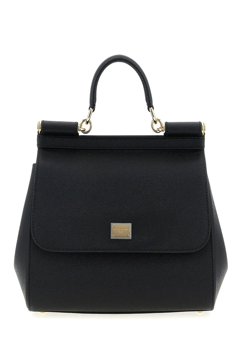 Dolce & Gabbana Satchel Bag in black, Calfskin Leather