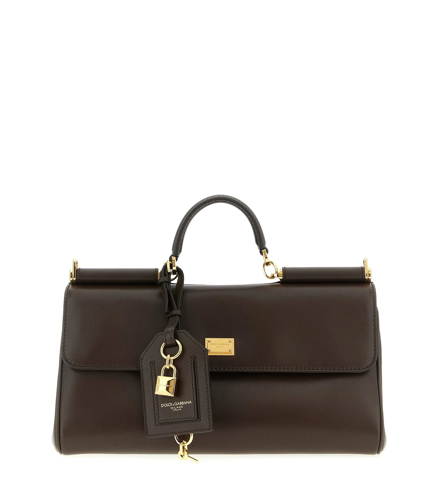 Dolce & Gabbana Satchel Bag in brown, Calf Leather