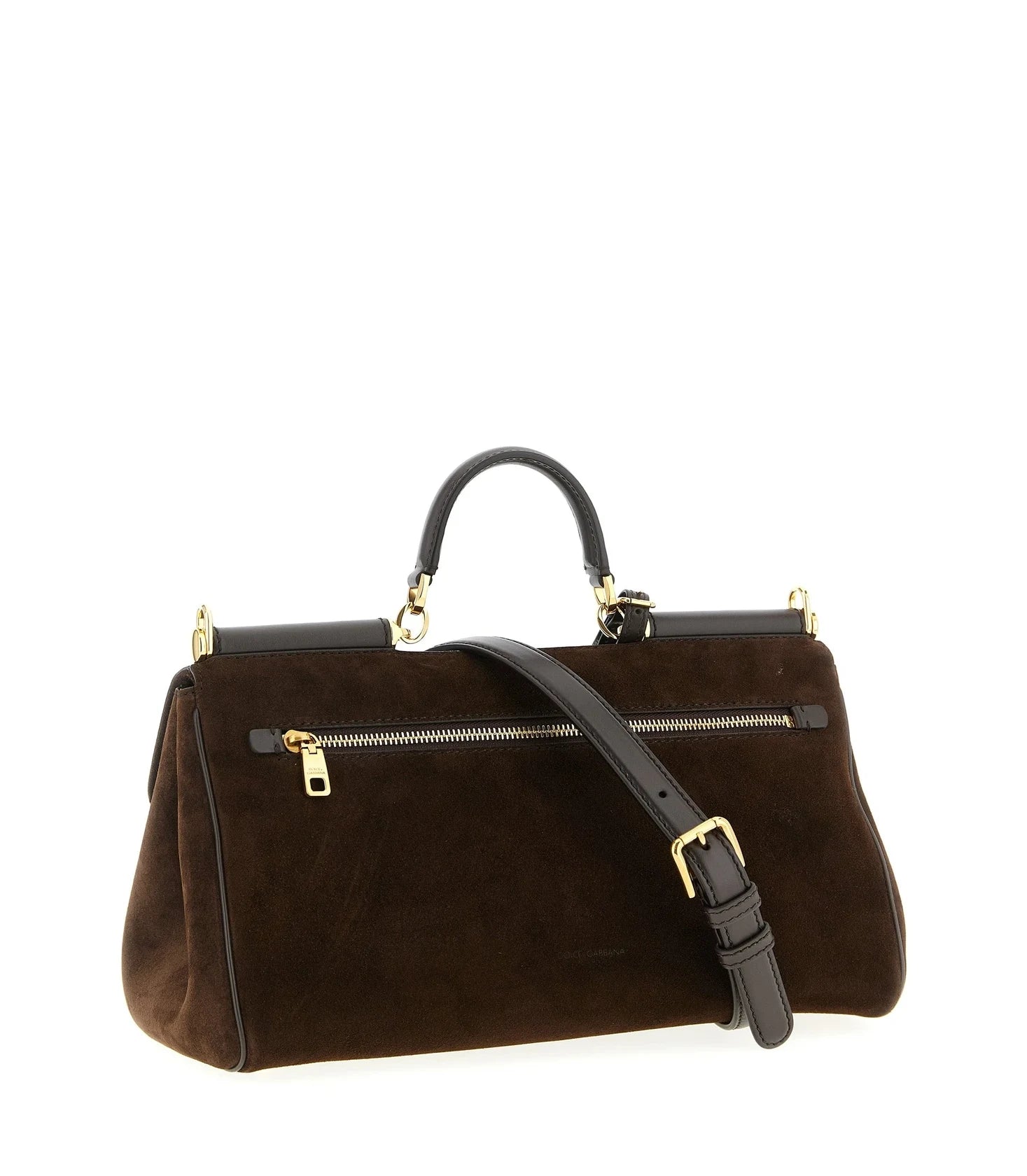 Dolce & Gabbana Satchel Bag in brown, Calf Leather — view 2
