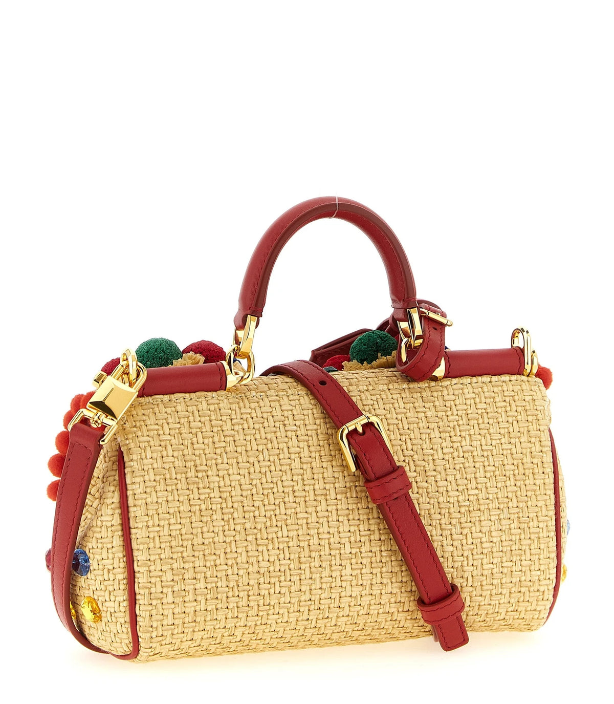 Dolce & Gabbana Satchel Bag in multicolor, Viscose — view 2