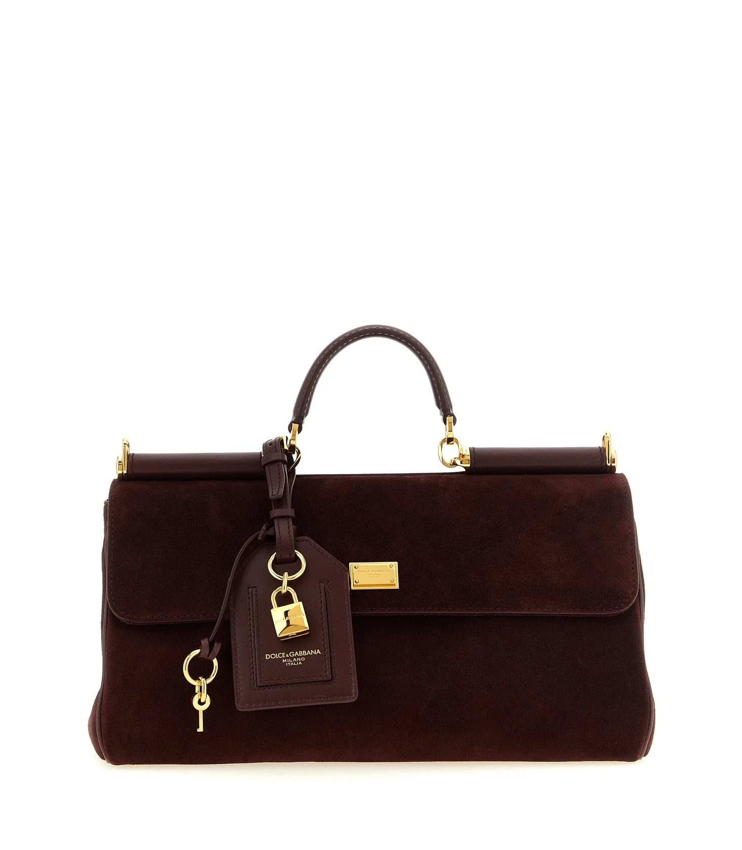 Dolce & Gabbana Satchel Bag in red, Calf Leather