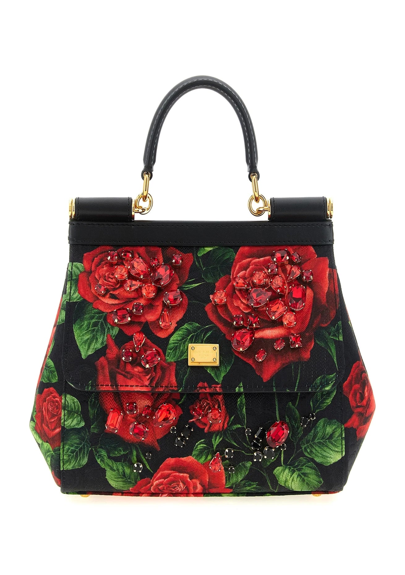 Dolce & Gabbana Satchel Bag in red, Cotton