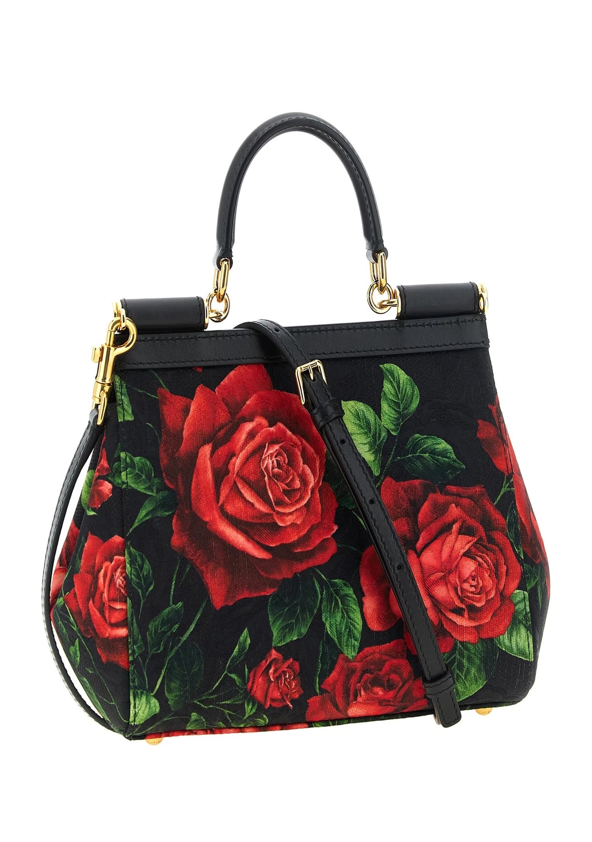 Dolce & Gabbana Satchel Bag in red, Cotton — view 2