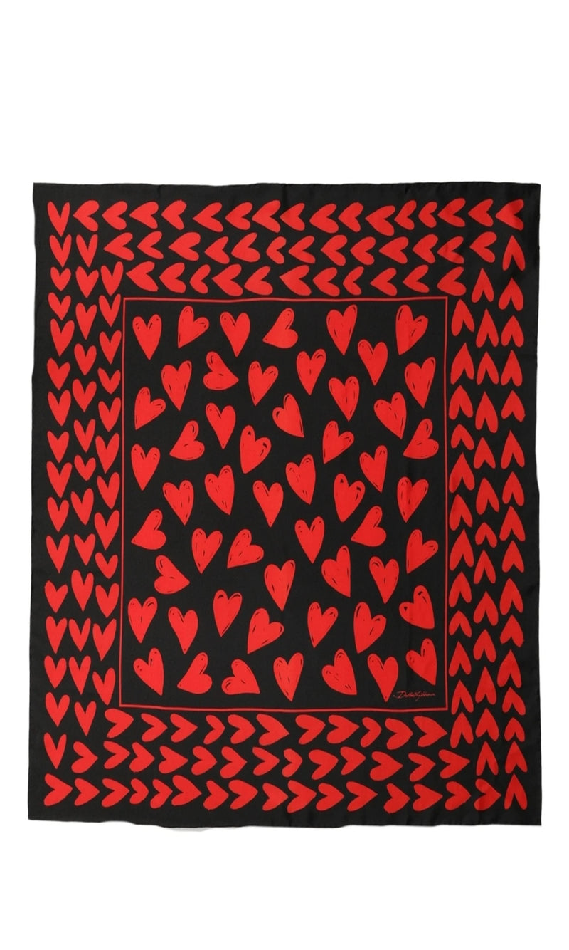 Dolce & Gabbana Scarves & Shawl in black, Silk