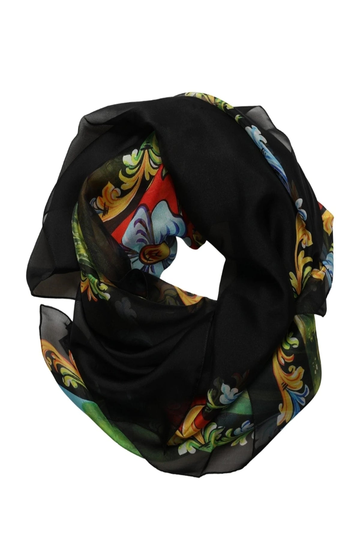 Dolce & Gabbana Scarves & Shawl in gray, Silk