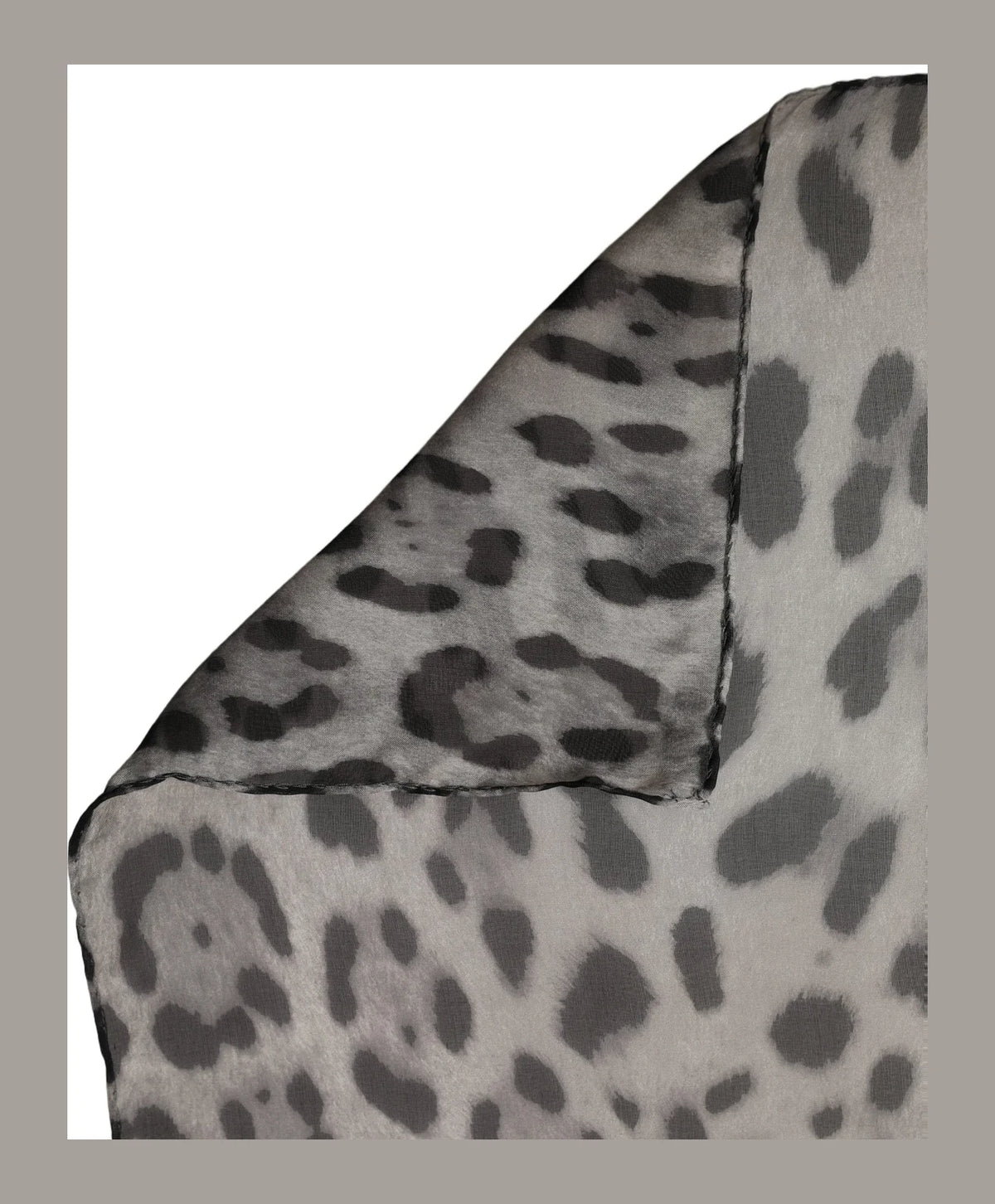 Dolce & Gabbana Scarves & Shawl in gray, Silk — view 2