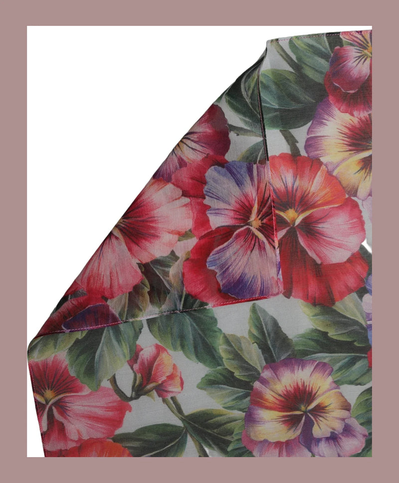 Dolce & Gabbana Scarves & Shawl in multicolor, Cotton — view 3