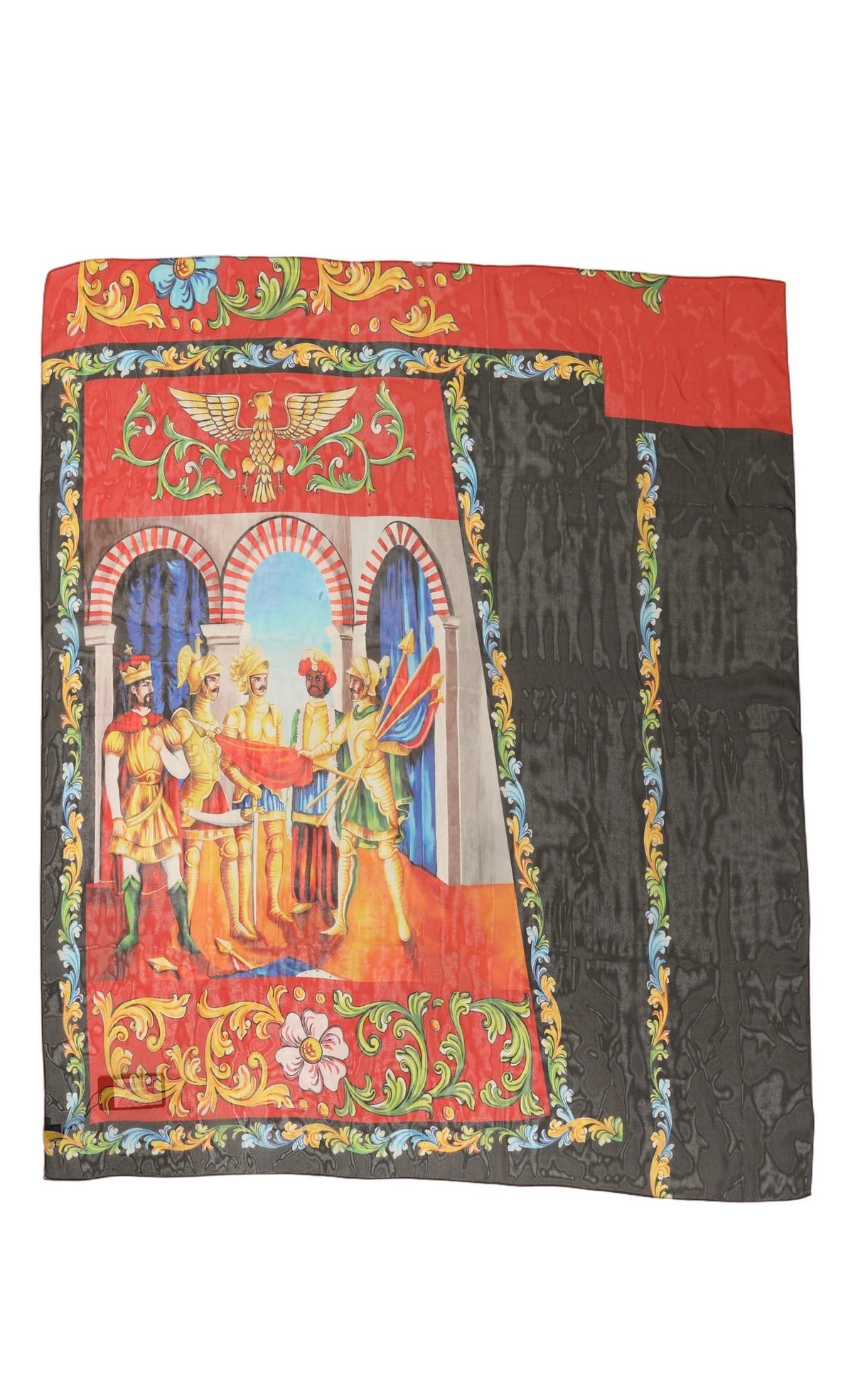 Dolce & Gabbana Scarves & Shawl in multicolor, Silk — view 4