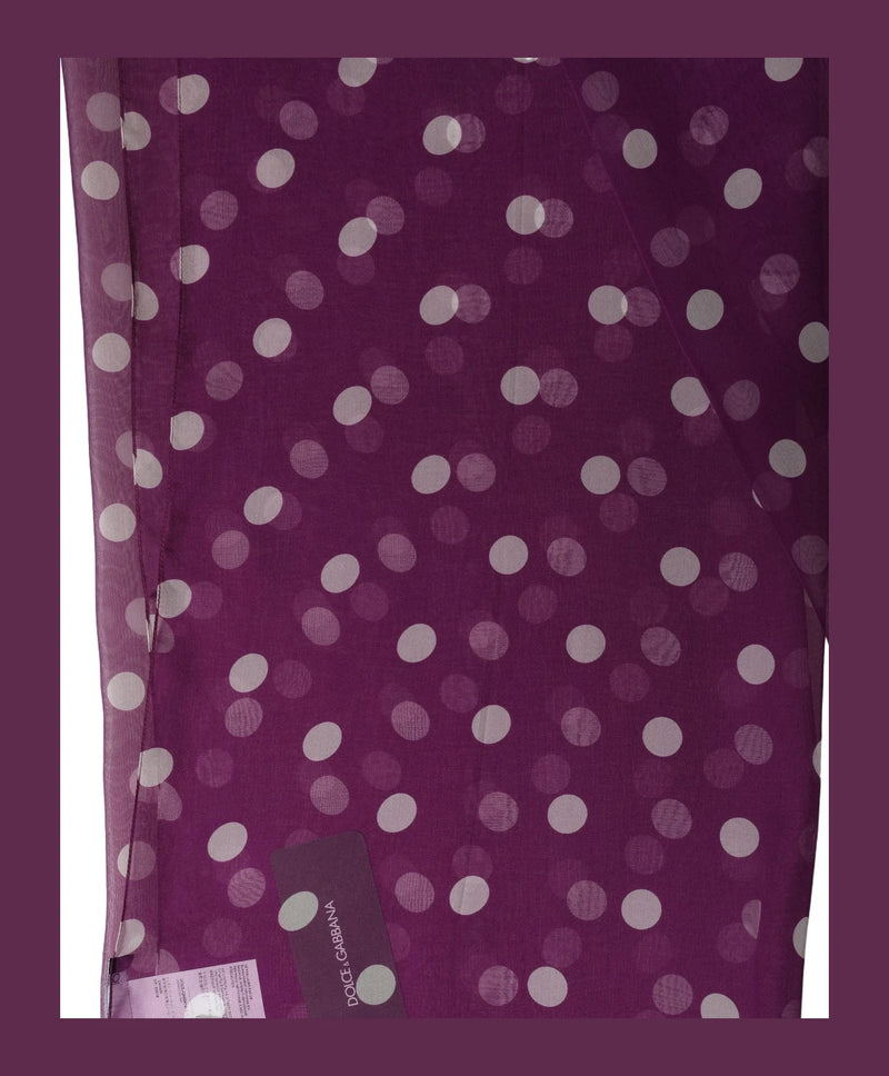 Dolce & Gabbana Scarves & Shawl in purple, Silk — view 2