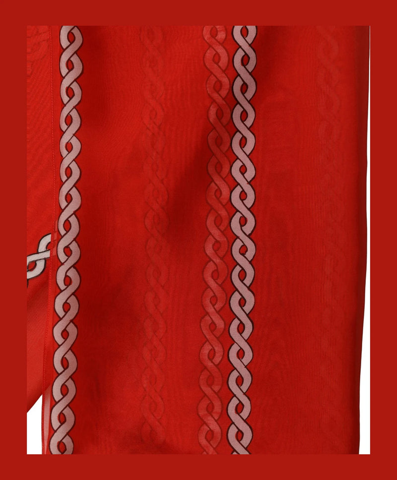 Dolce & Gabbana Scarves & Shawl in red, Silk — view 2