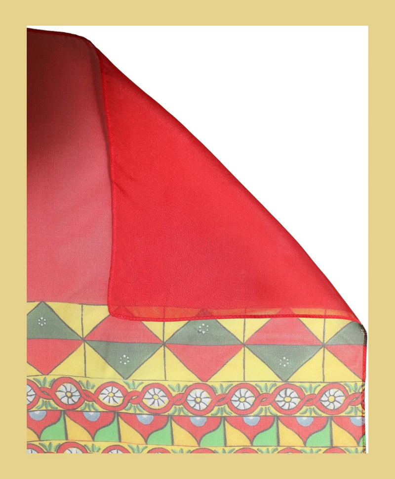 Dolce & Gabbana Scarves & Shawl in red, Silk — view 2
