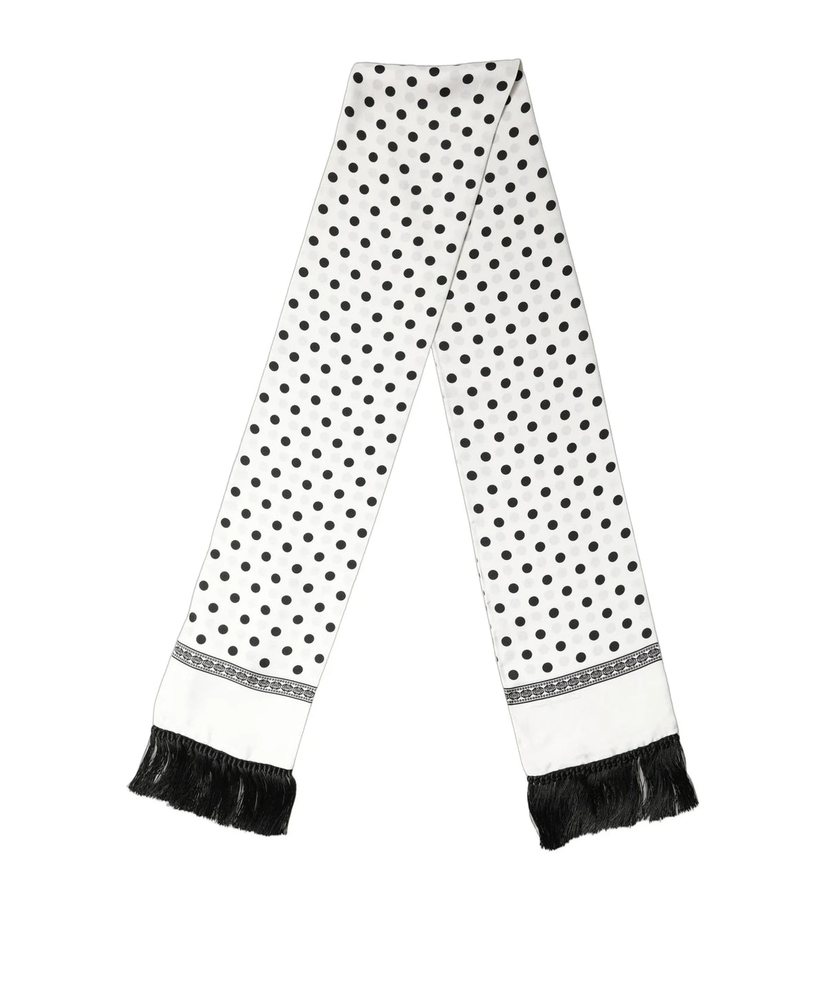 Dolce & Gabbana Scarves & Shawl in white, Silk — view 2