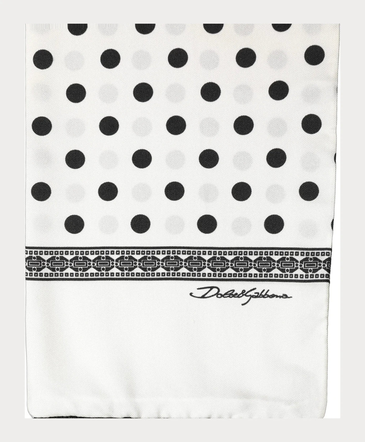 Dolce & Gabbana Scarves & Shawl in white, Silk — view 3