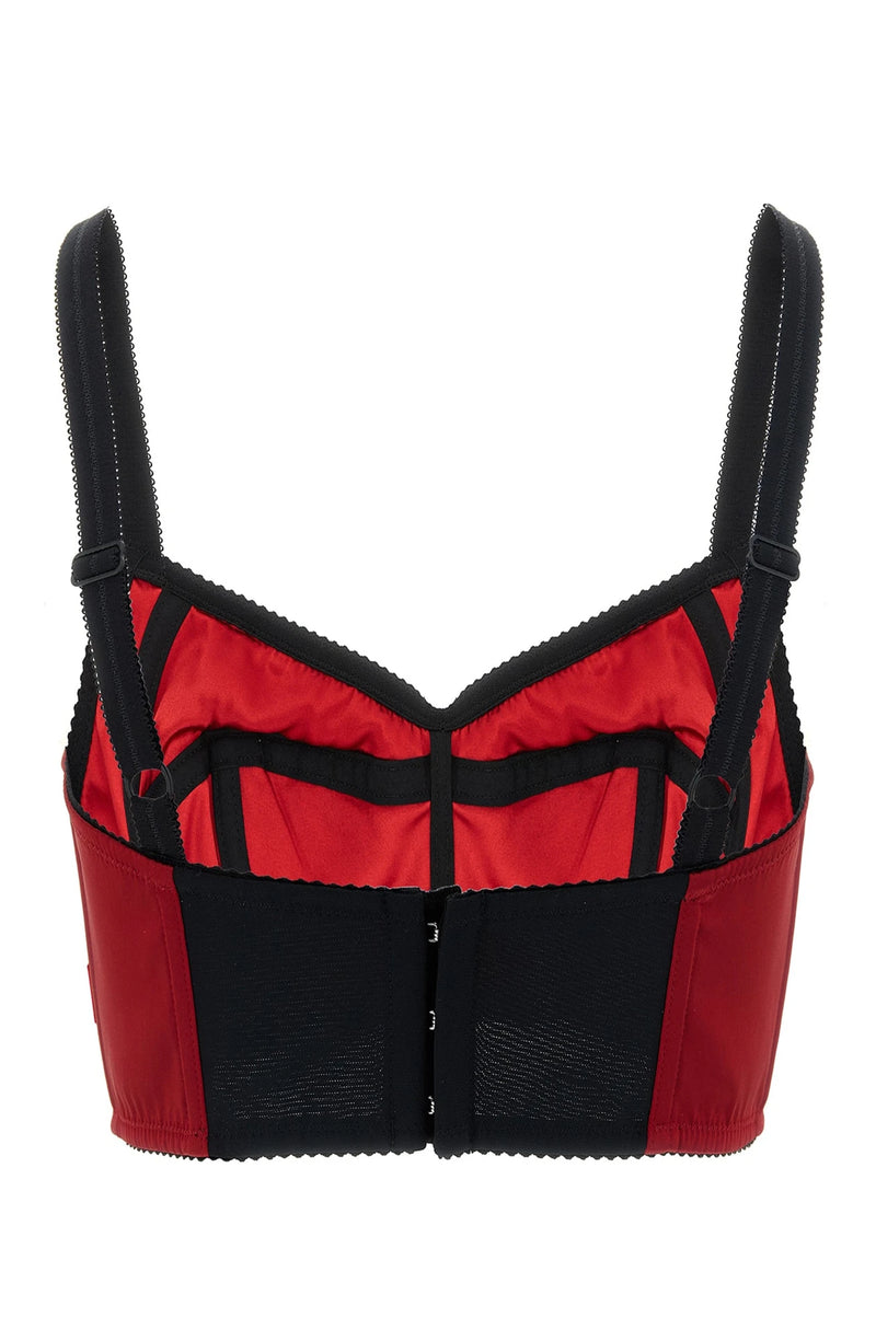 Dolce & Gabbana Shaping Camisoles & Tank Top in red, Acetate — view 2