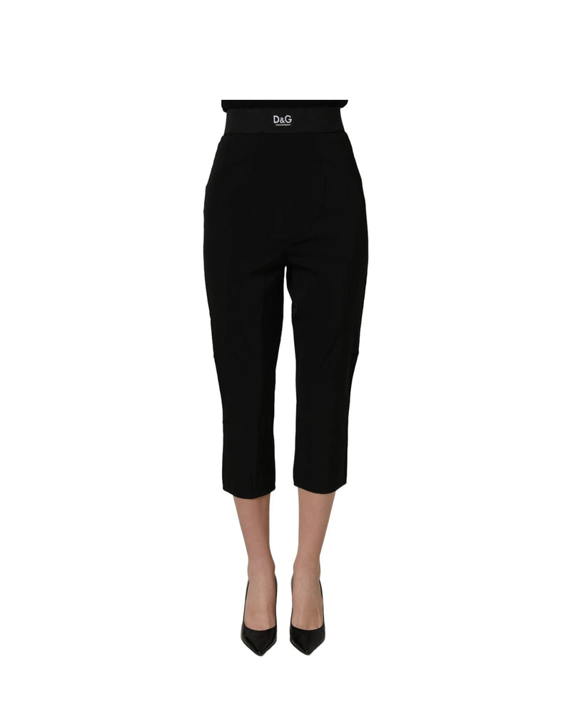 Dolce & Gabbana Short Trouser in black, Viscose — view 2