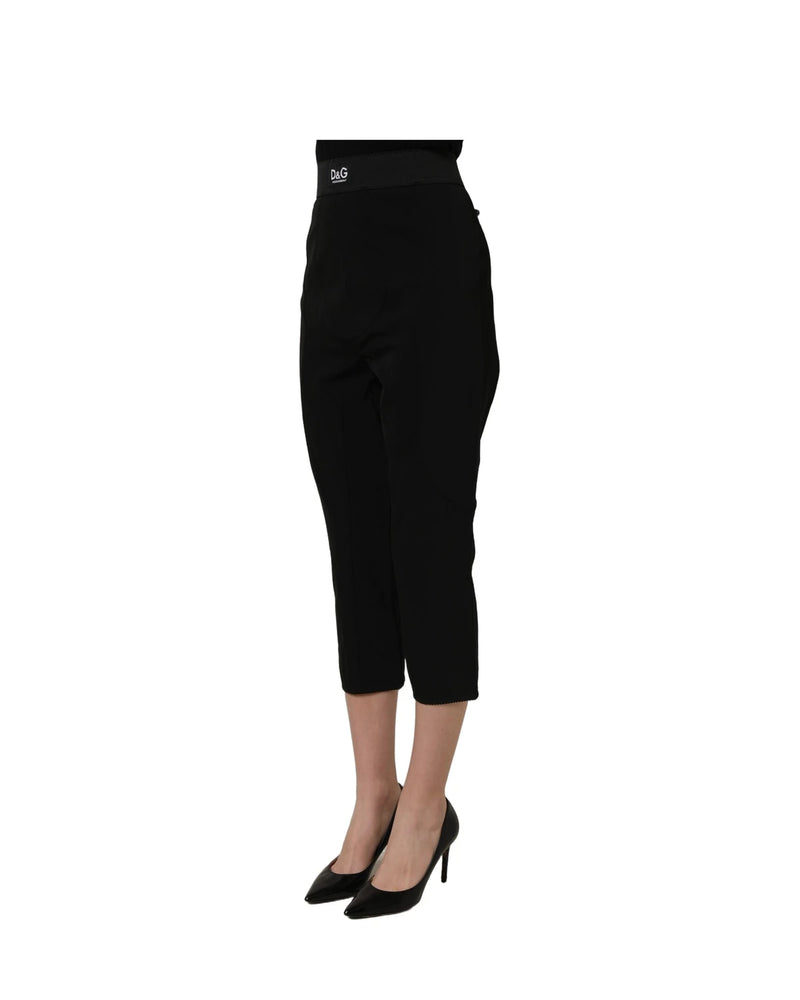 Dolce & Gabbana Short Trouser in black, Viscose — view 4