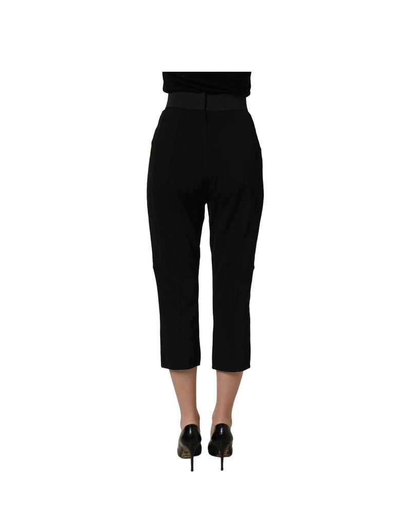 Dolce & Gabbana Short Trouser in black, Viscose — view 5
