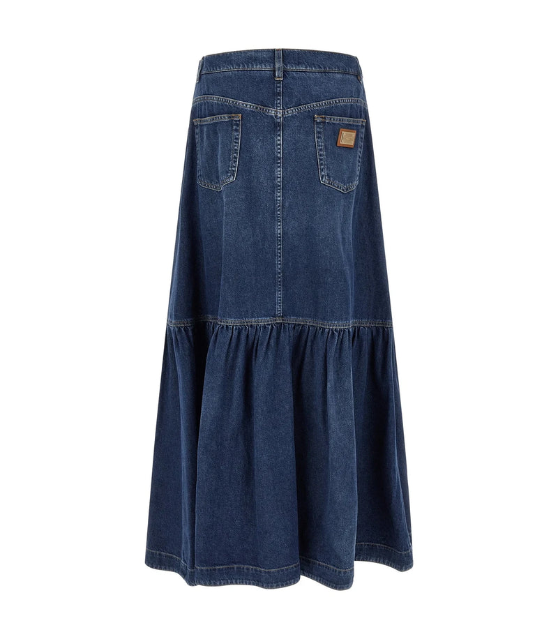 Dolce & Gabbana Skirt in blue, Cotton — view 2