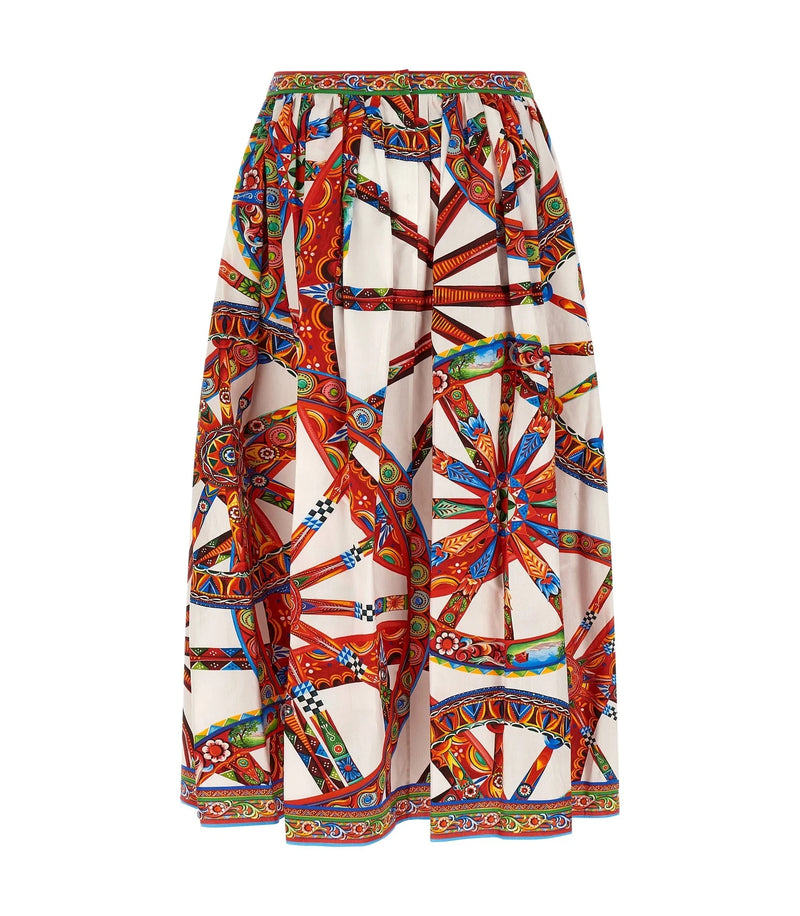 Dolce & Gabbana Skirt in multicolor, Cotton — view 2