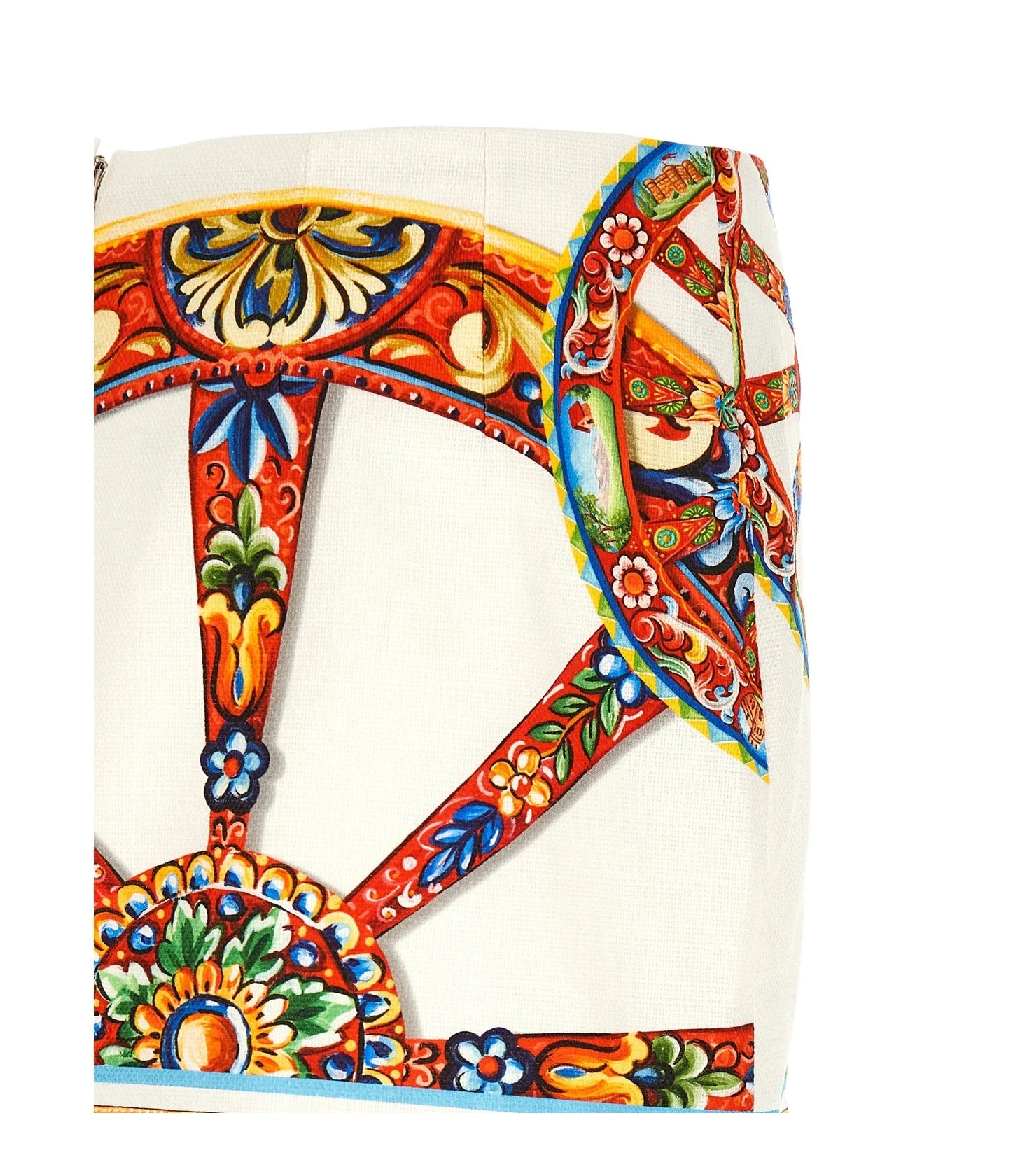 Dolce & Gabbana Skirt in multicolor, Cotton — view 4