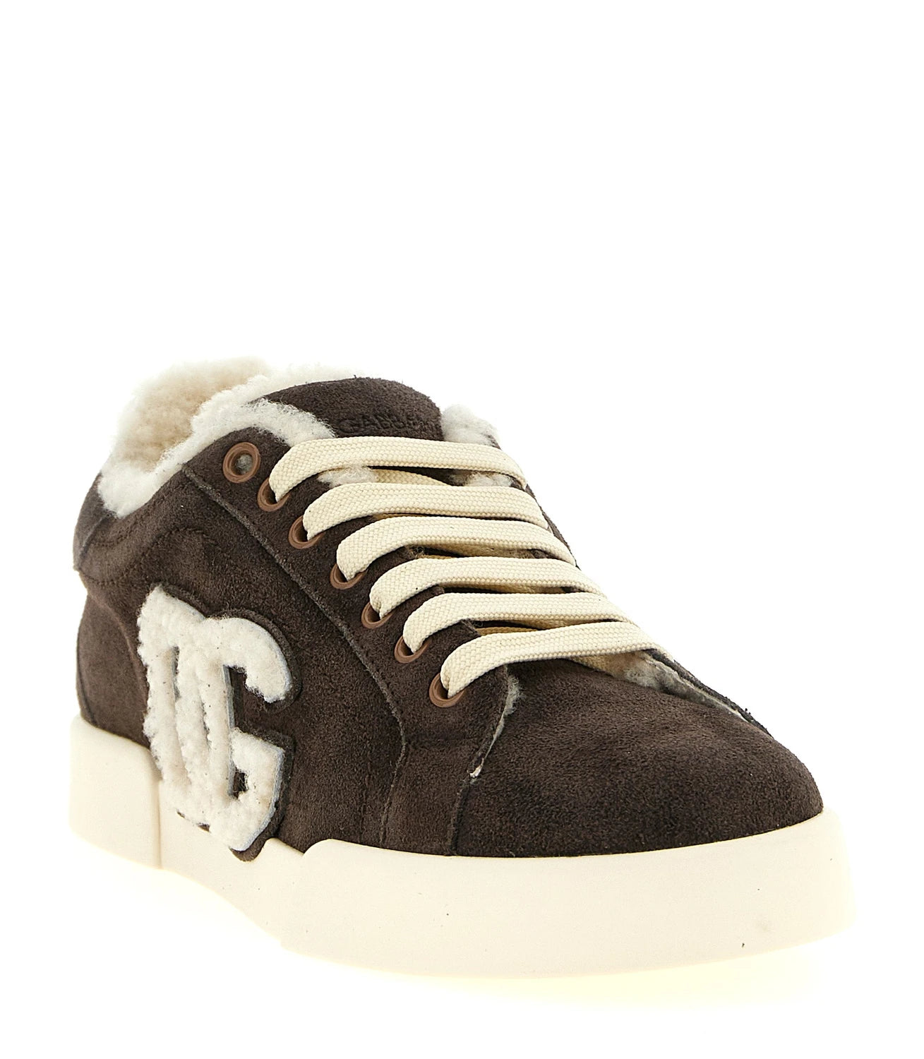 Dolce & Gabbana Sneakers in brown, Calf Leather — view 2