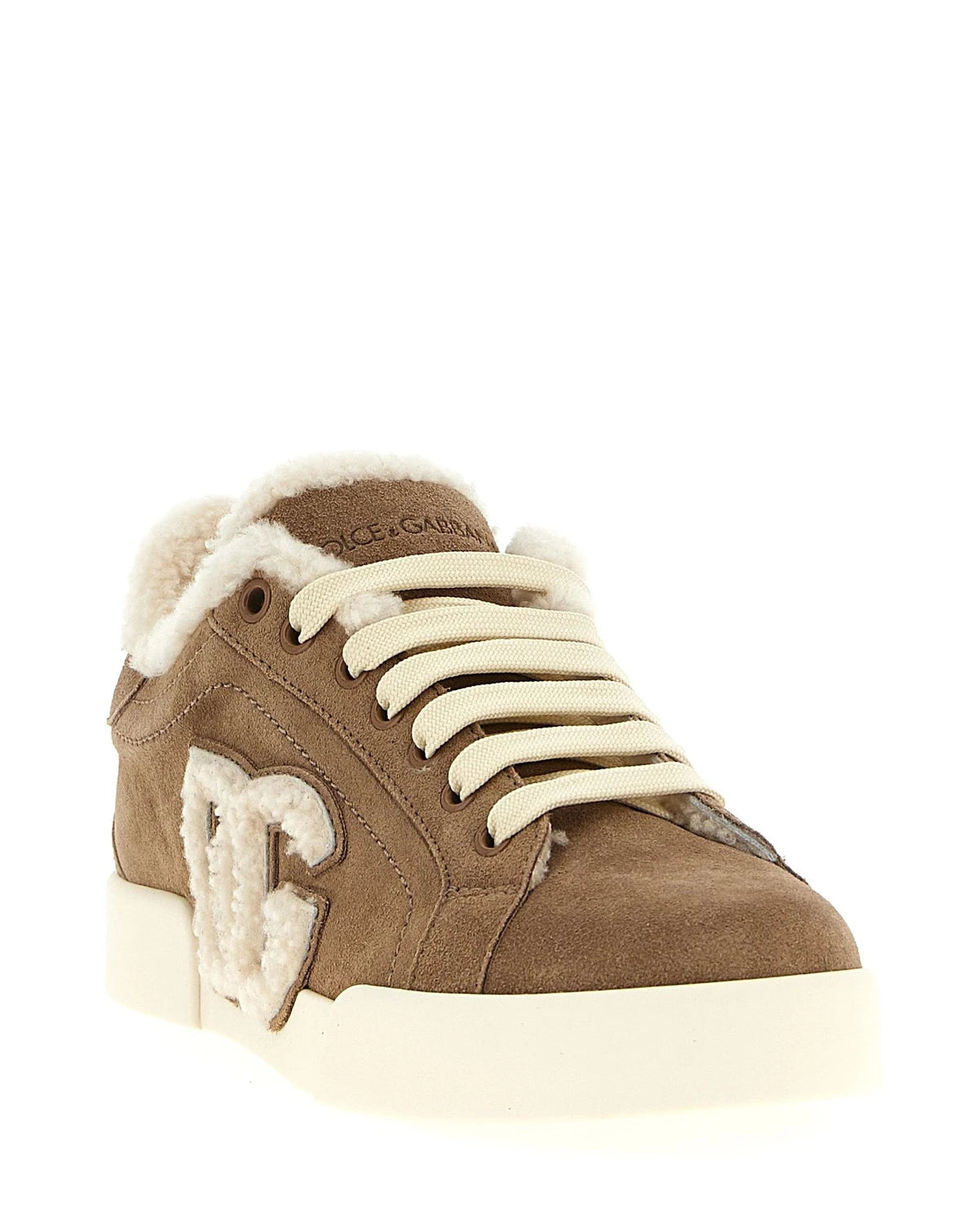 Dolce & Gabbana Sneakers in brown, Sheepskin — view 2