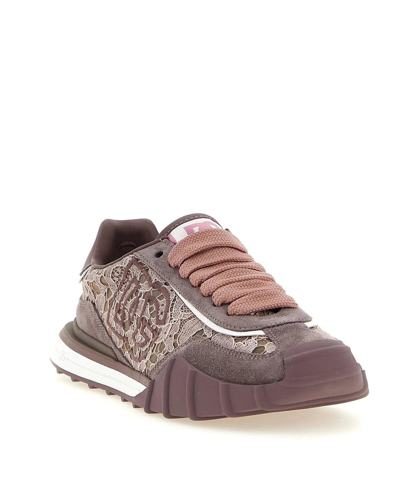 Dolce & Gabbana Sneakers in purple, Leather — view 2