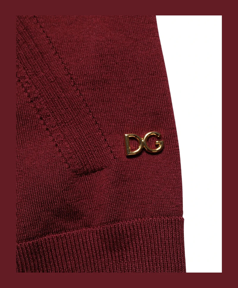 Dolce & Gabbana Sweater in red, Virgin Wool