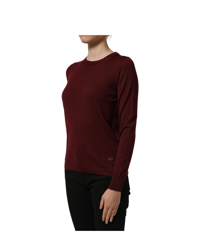 Dolce & Gabbana Sweater in red, Virgin Wool — view 5