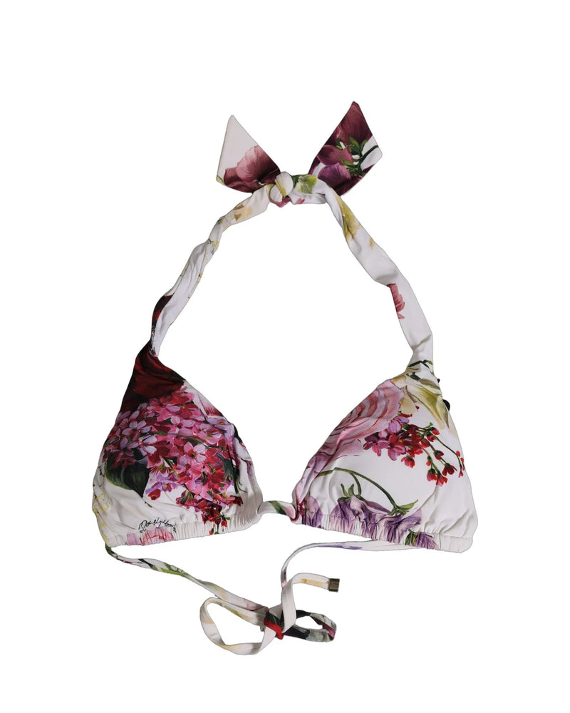 Dolce & Gabbana Swimwear Top in white — view 2