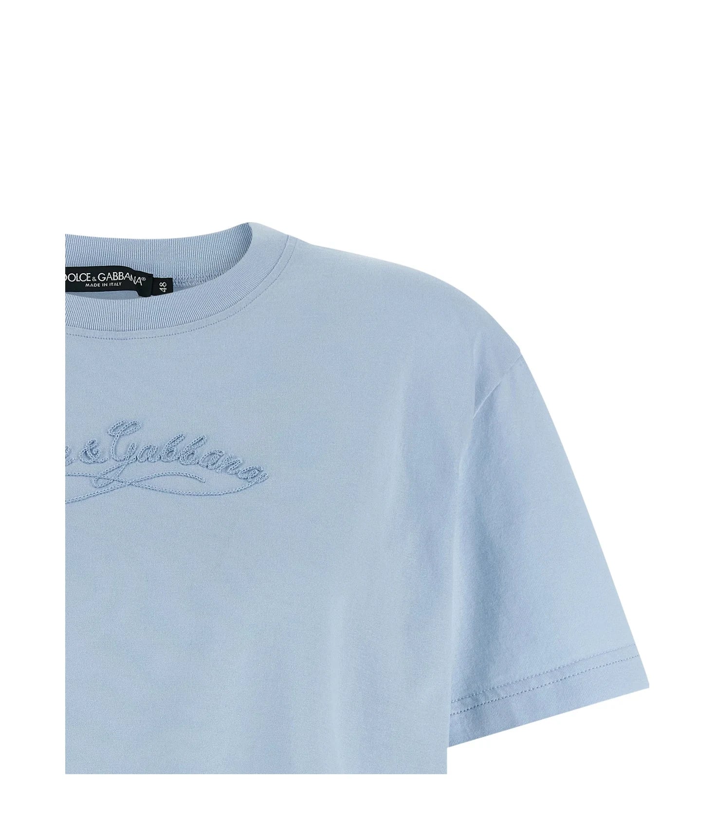Dolce & Gabbana T-Shirt in blue, Cotton — view 3