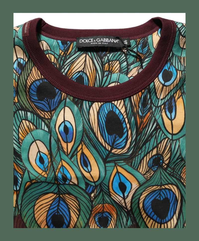Dolce & Gabbana T-Shirt in multicolor, Cotton — view 7