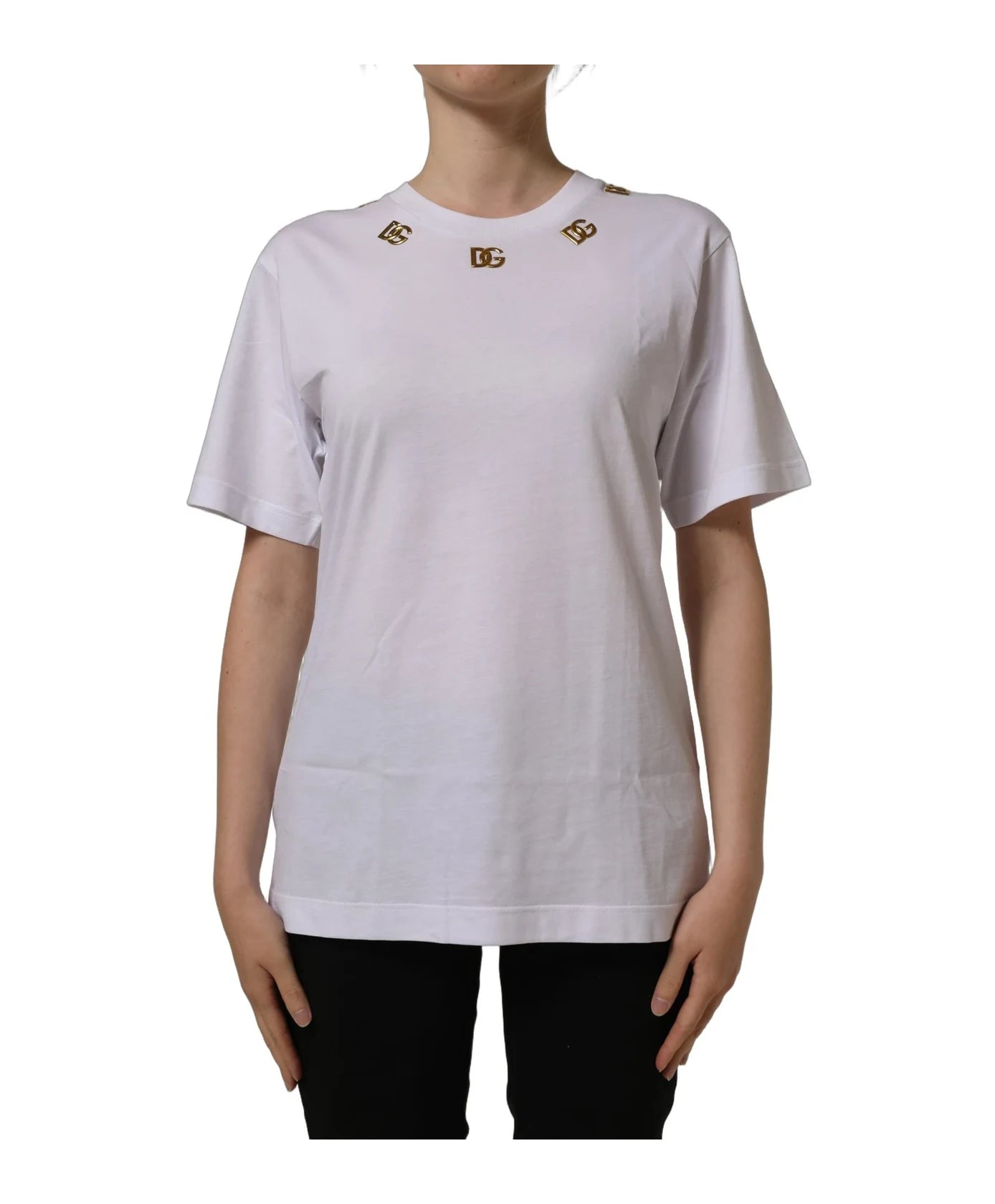 Dolce & Gabbana T-Shirt in white, Cotton — view 3