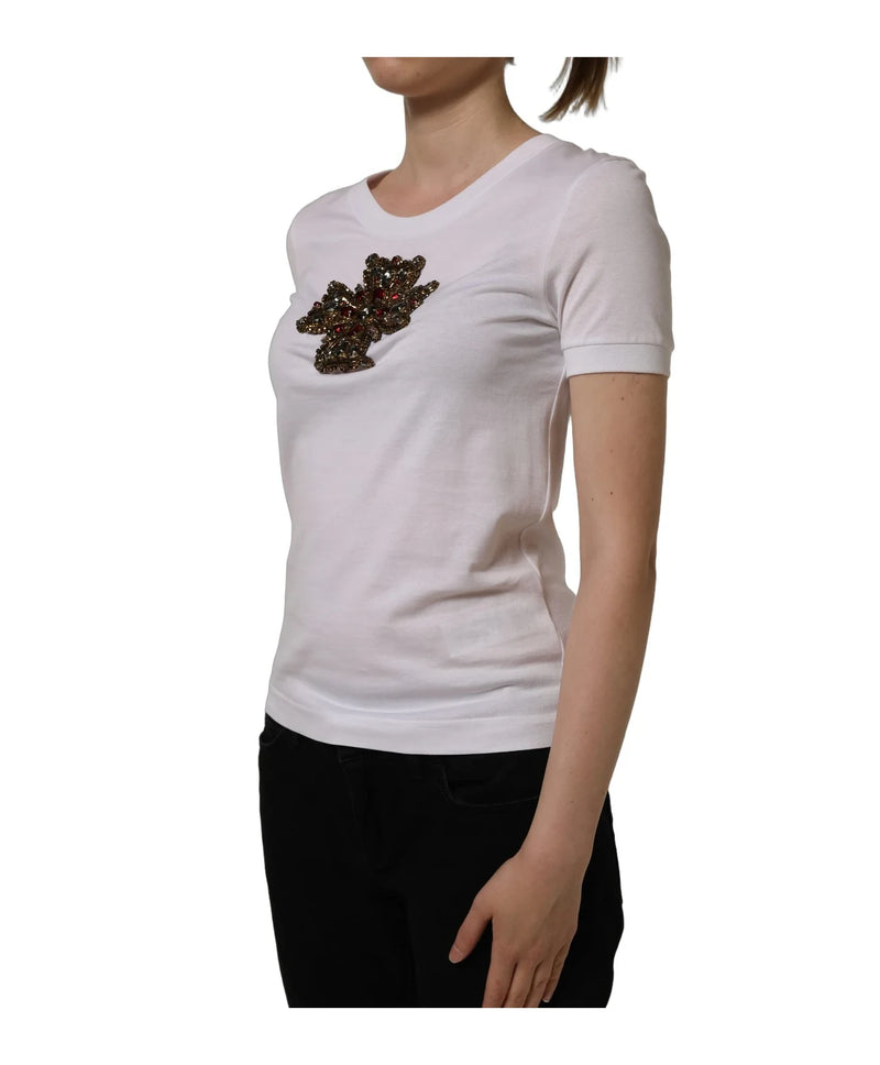 Dolce & Gabbana T-Shirt in white, Cotton — view 4