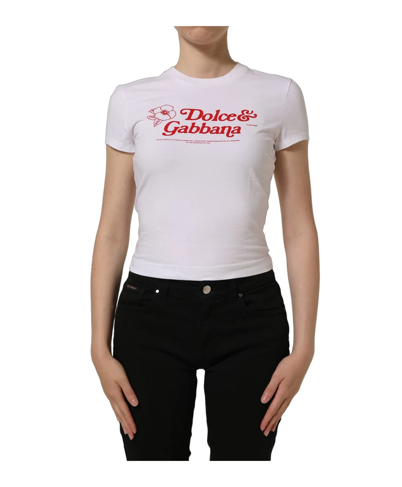 Dolce & Gabbana T-Shirt in white, Cotton — view 4