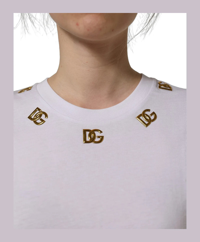 Dolce & Gabbana T-Shirt in white, Cotton — view 4