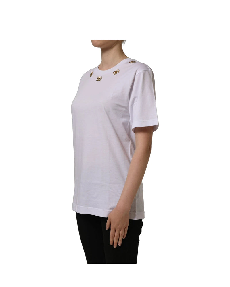 Dolce & Gabbana T-Shirt in white, Cotton — view 5