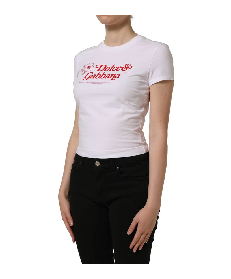 Dolce & Gabbana T-Shirt in white, Cotton — view 5