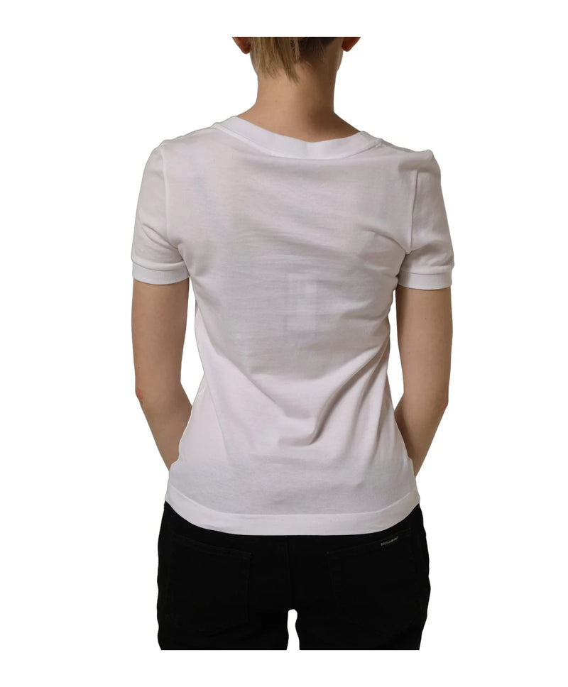 Dolce & Gabbana T-Shirt in white, Cotton — view 5