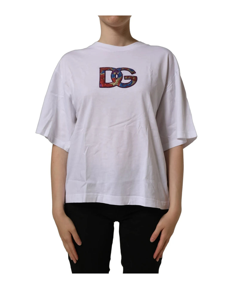 Dolce & Gabbana T-Shirt in white, Cotton — view 5