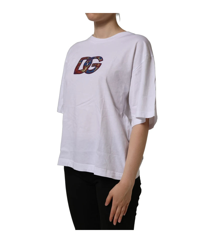 Dolce & Gabbana T-Shirt in white, Cotton — view 6