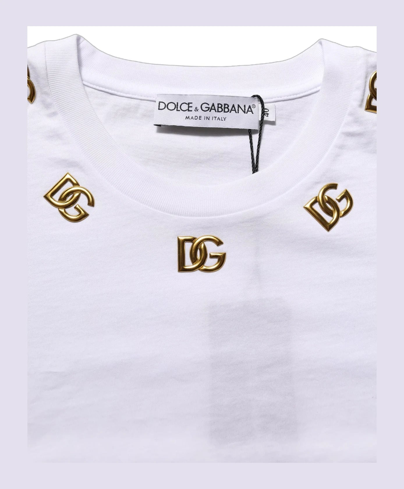 Dolce & Gabbana T-Shirt in white, Cotton — view 7