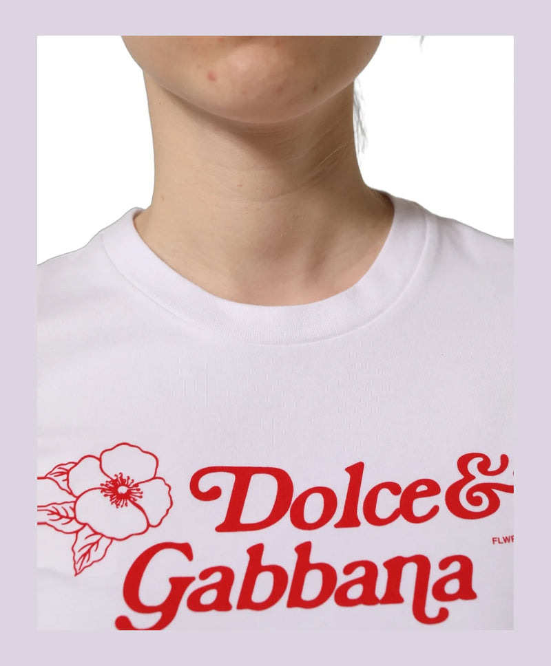 Dolce & Gabbana T-Shirt in white, Cotton — view 7