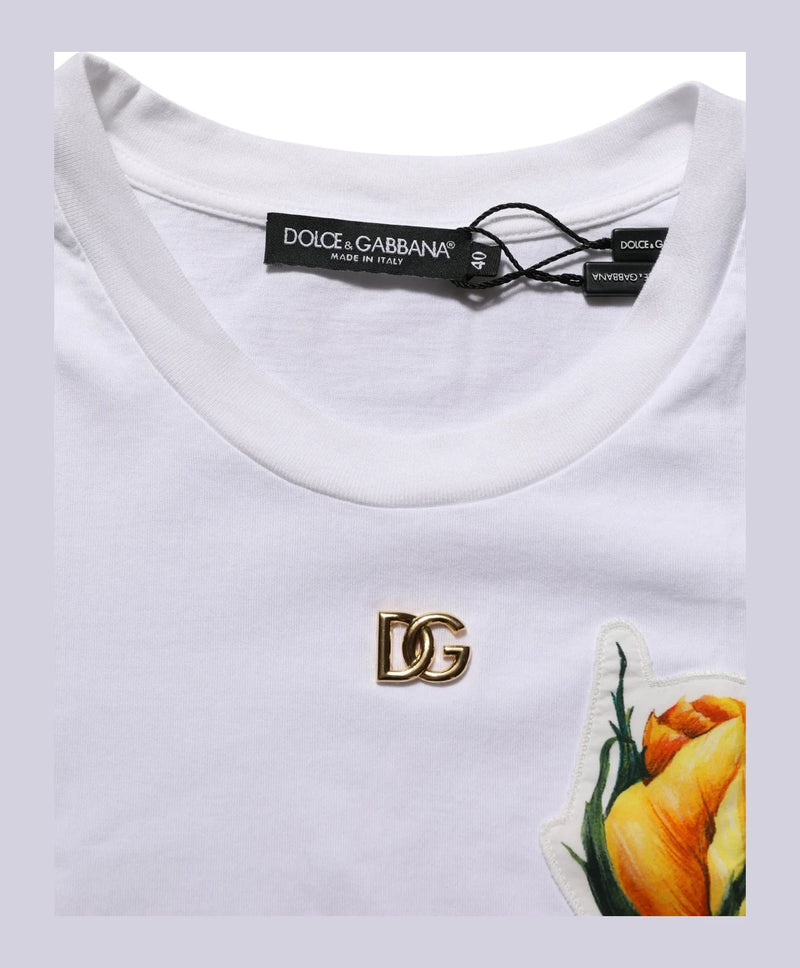 Dolce & Gabbana T-Shirt in white, Cotton — view 7
