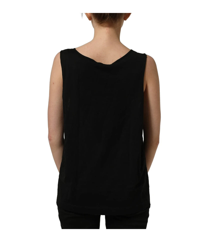 Dolce & Gabbana Tank Top in black, Cotton — view 5
